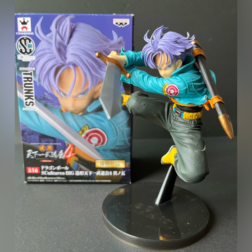 BANDAI BANPRESTO DRAGON BALL SCULTURES COLOSSEUM 4 VOL 5 TRUNKS FIGURE